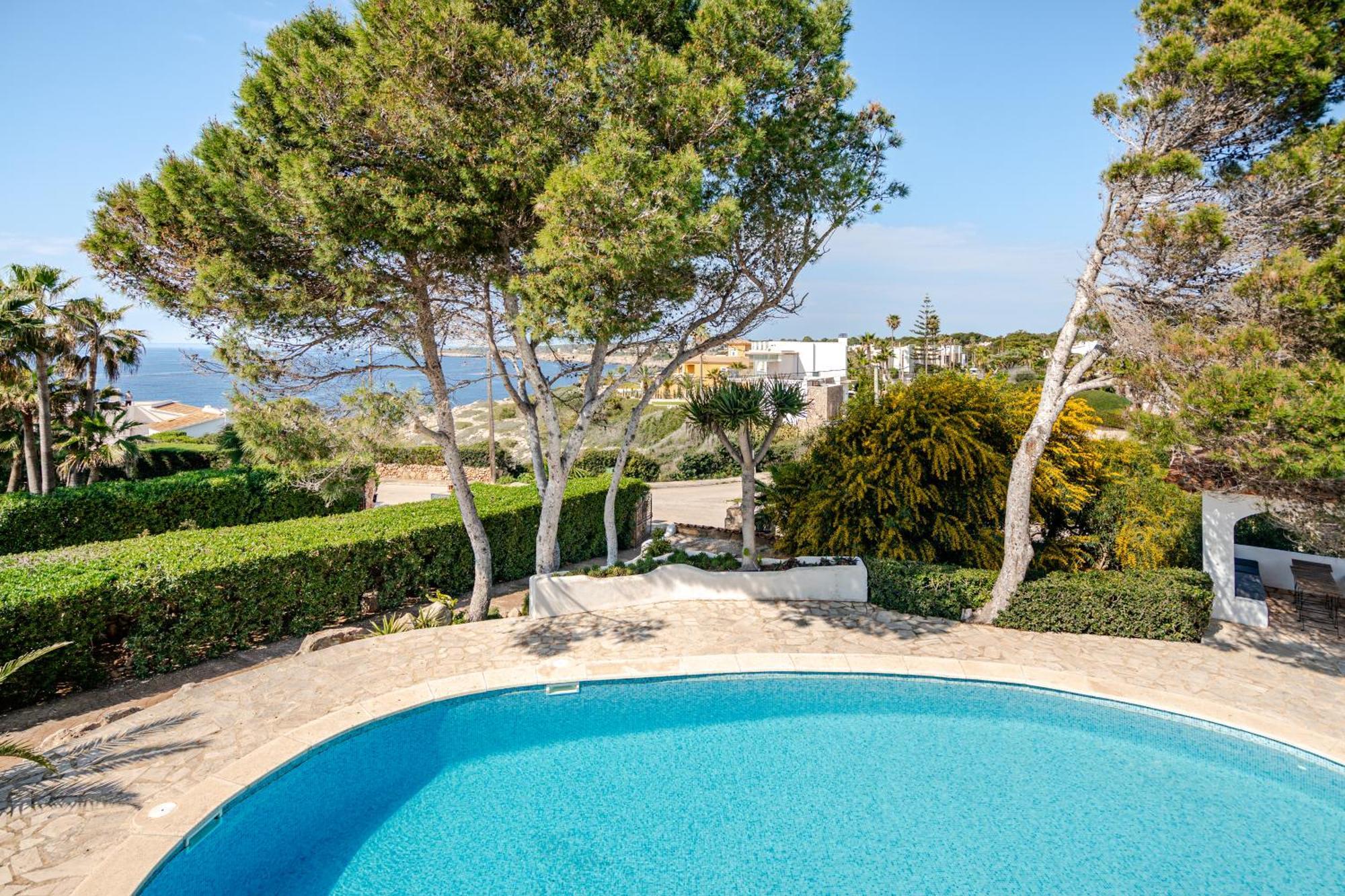 Gigantische Villa Mit Meerblick, Panoramablick & Pool-Oase Cala Pi  Exteriér fotografie