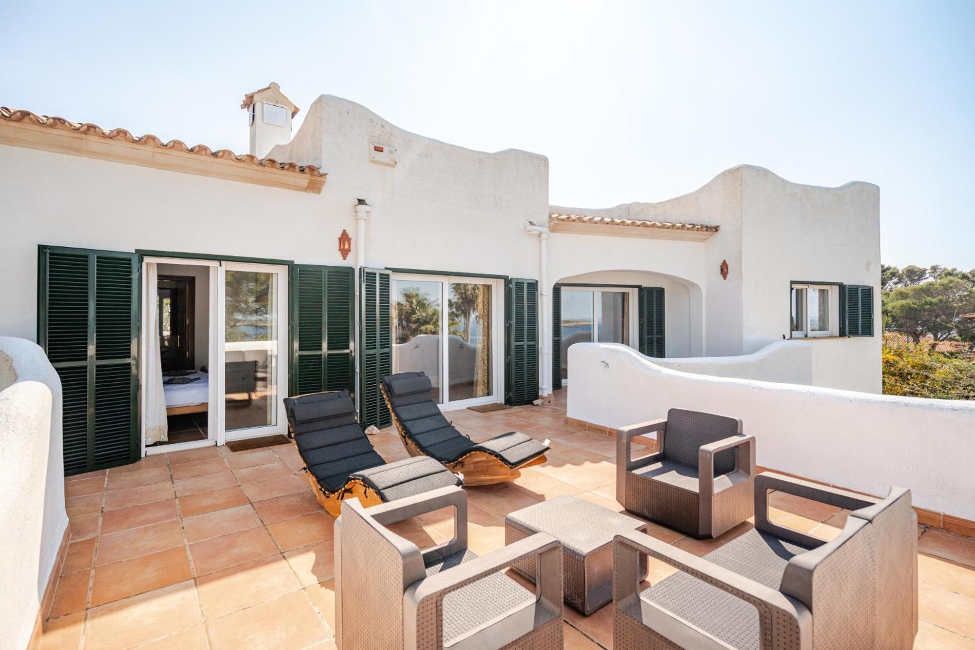 Gigantische Villa Mit Meerblick, Panoramablick & Pool-Oase Cala Pi  Exteriér fotografie